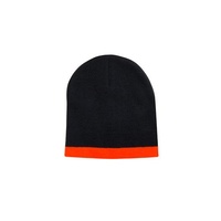 Roll Down Two Tone Acrylic Beanie