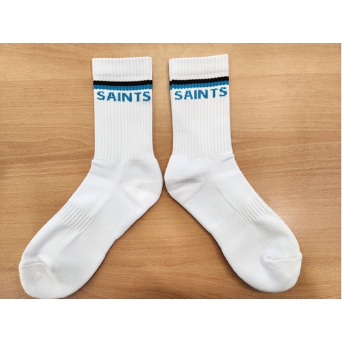 Saints NC Crew Socks [Size: 2-8]