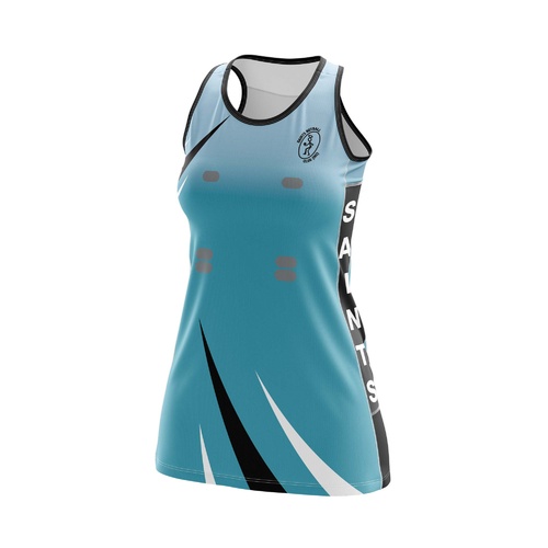 Saints NC A-Line Netball Dress [Size: Kids 4]