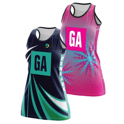 Sublimated A-Line Netball Dress - 100% Recycled Polyester
