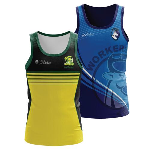 Sublimated Training Singlet - 100% Recycled Polyester