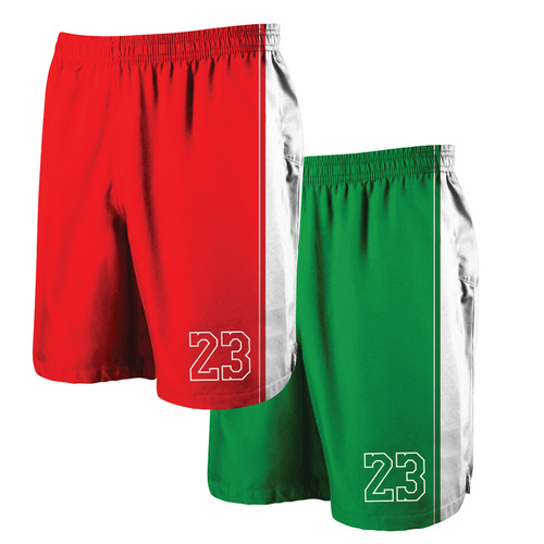 Sublimated Reversible Basketball Shorts - 100% Recycled Polyester