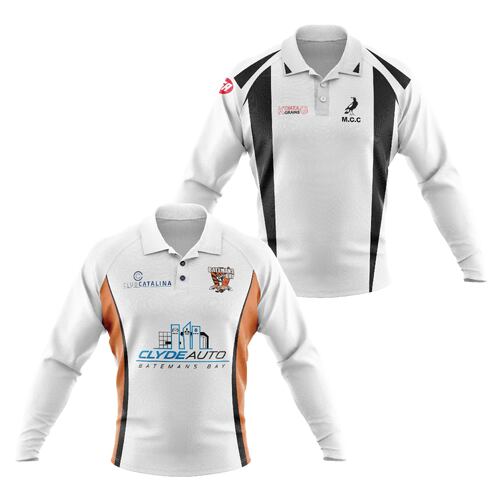 Sublimated Two Day Cricket Shirt - Long Sleeve - 100% Recycled Polyester