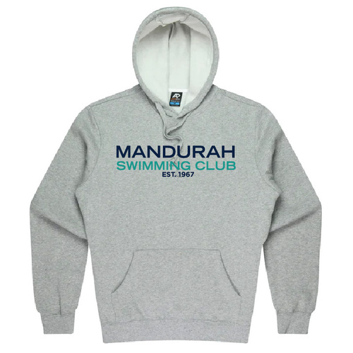 Mandurah SC Hoodie - Grey Marle (Orders Close Midnight 13th July)