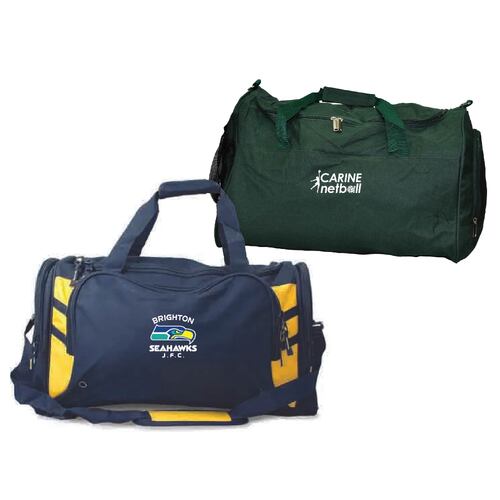 Custom Sports Bag - Printed or Embroidered