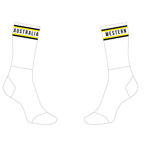 GWA Socks - White (Orders Close Midnight 1st June)