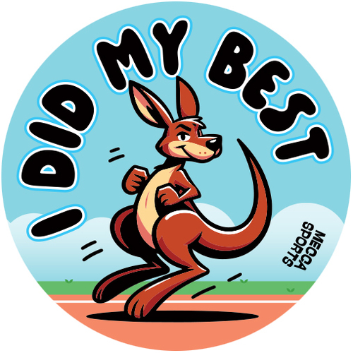 I Did My Best Kangaroo Sticker - Pack of 60