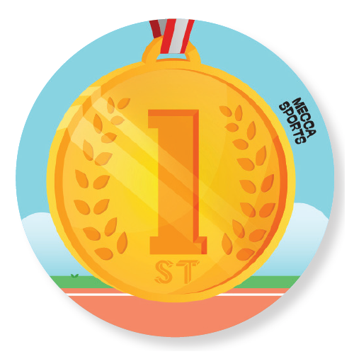 First Gold Medal Sticker - Pack of 60