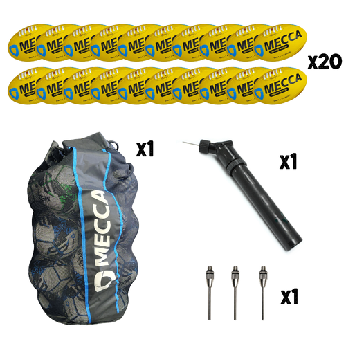 Mecca Synthetic Team Pack - 20 Footballs