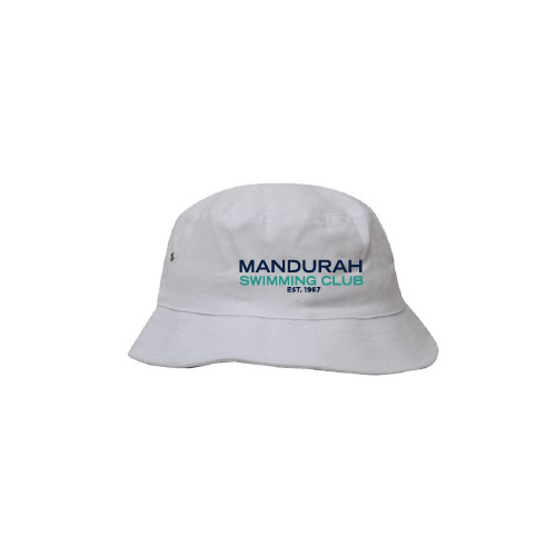 Mandurah SC Bucket Hat - White (Orders Close Midnight 13th July)