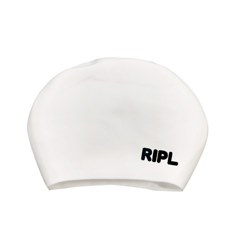 RIPL Seamless Silicone Swim Cap (70g) - Adults - White