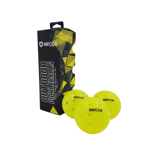 Outdoor Pickleball (Pack of 3) - 40 Hole Professional Seamless