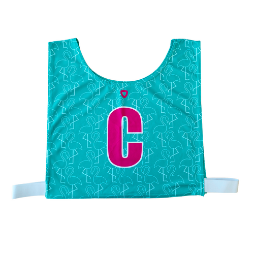 Performance Netball Bibs - Set of 7 - Flamingo