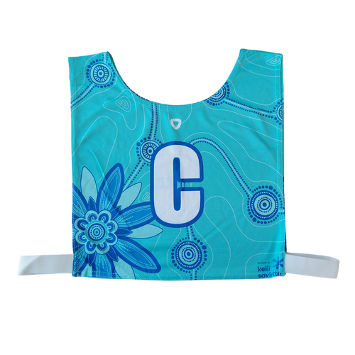 Performance Netball Bibs - Set of 7 - Coastal by Kelli Savietto