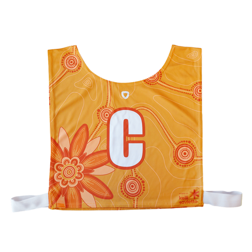 Performance Netball Bibs - Set of 7 - Country by Kelli Savietto