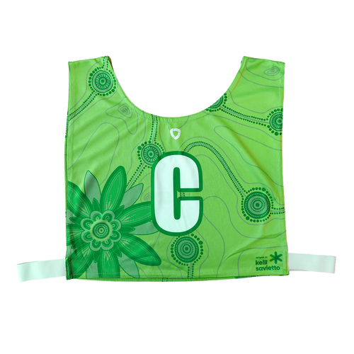 Performance Netball Bibs - Set of 7 - Forest by Kelli Savietto