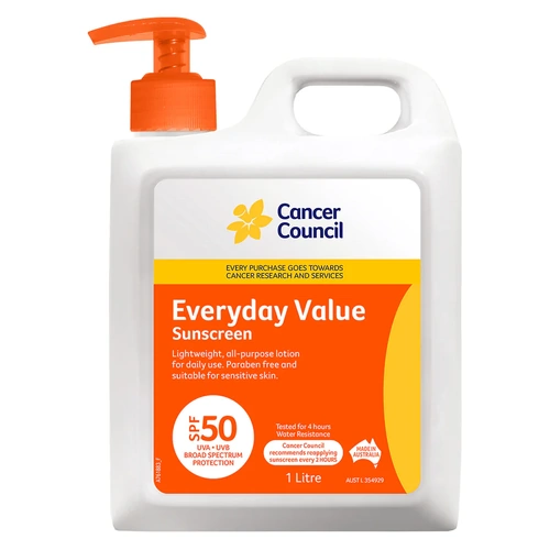 Cancer Council Everyday Sunscreen 50+ 1 Ltr Pump Pack 