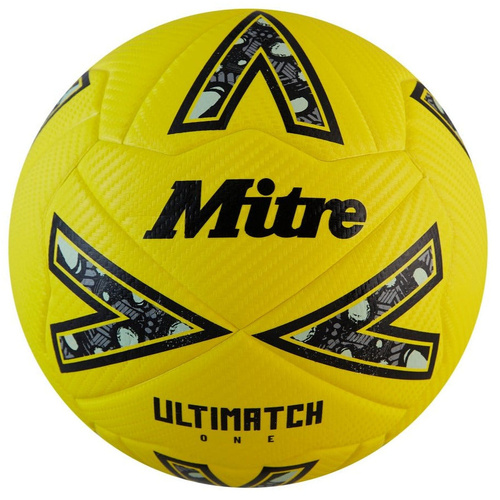 Mitre Ultimatch One Football - Yellow - Size 4