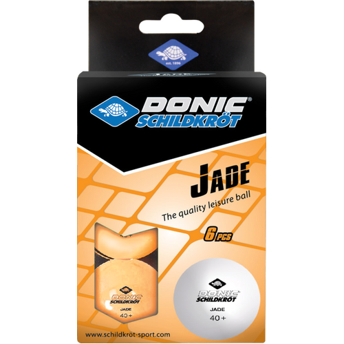 Donic Jade 40mm (6 Pk) Orange Poly  