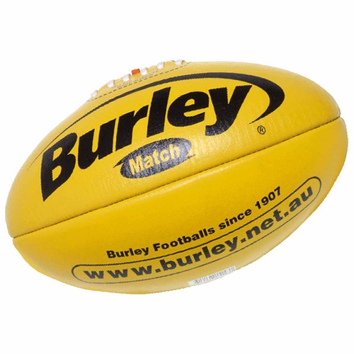 Burley Match Football - Yellow- Size 3