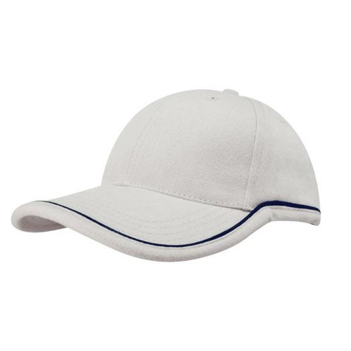 Brushed Heavy Cotton Cap with Piping