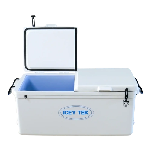 Iceytek 115L White Split Lid Left  