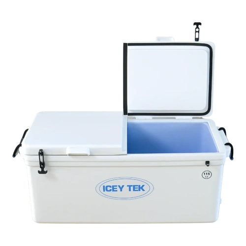 Iceytek 115L White Split Lid Right  