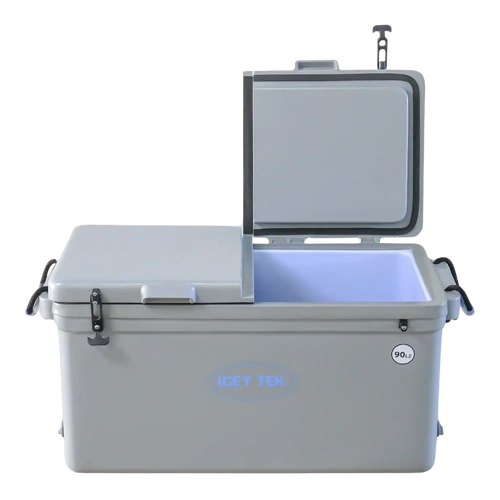 Iceytek 90L Grey Split Lid Right  
