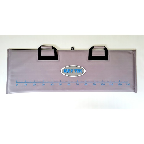 Iceytek Heavy Duty Fish Bag 150Cm Flat Shape 10Mm Foam Lt Grey 