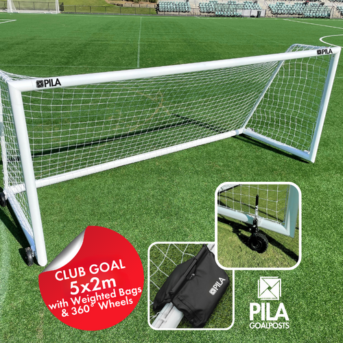 PILA 5x2m Junior Portable Soccer Goalpost